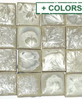 Crystalline Glazed Ceramic Mosaic Tiles – 20mm Squares, 125g Crystalline Glazed Ceramic Mosaic Tiles 20mm – 125g