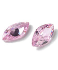 PINK Cubic Zirconia Cabochons, Point Back, Horse Eye 4x8mm Cubic Zirconia Cabochons, Point Back, Horse Eye 4x8mm