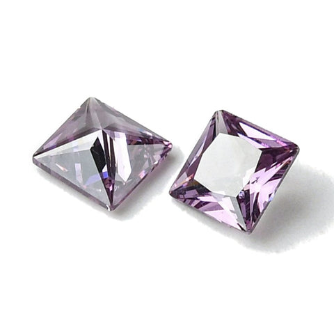 ORCHID Cubic Zirconia Cabochons, Point Back, Square, Olive Drab 6x6x3mm Cubic Zirconia Cabochons, Point Back, Square, Olive Drab 6x6x3mm