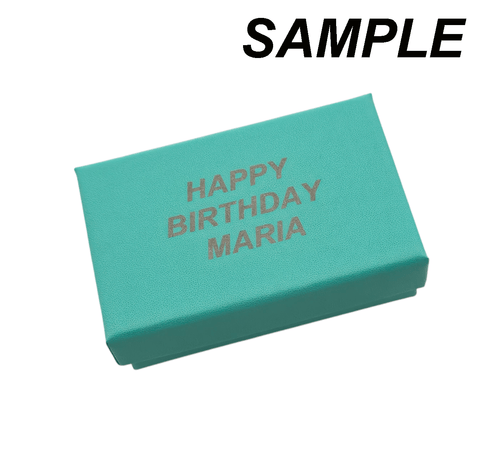 Custom Engraved Cardboard Gift Box Jewelry, Rectangle, 5.1x8x2.7cm Custom Engraved Cardboard Gift Box Jewelry, Rectangle, 5.1x8x2.7cm