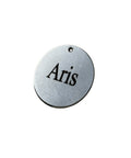 Custom Laser Engraved 304 Stainless Steel Charms, Flat Round, 20mm Custom Laser Engraved 304 Stainless Steel Charms, Flat Round, 20mm