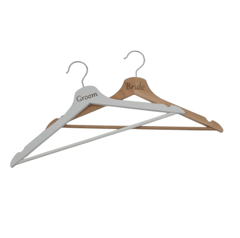 Custom Laser Engraved Hanger For Wedding or Christening Celebration Custom Laser Engraved Hanger For Wedding or Christening Celebration