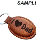 Custom Laser Engraved PU leather key ring Custom Laser Engraved PU leather key ring