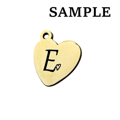 Custom Laser Engraving 304 Stainless Steel Pendant, Heart, 16x16x2mm Custom Laser Engraving 304 Stainless Steel Pendants, Heart, 16x16x2mm