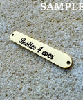 Custom Laser Engraving using 304 Stainless Steel Connector Charms, Oval Link, 6x35mm Custom Laser Engraving using 304 Stainless Steel Connector Charms, Oval Link, 6x35mm