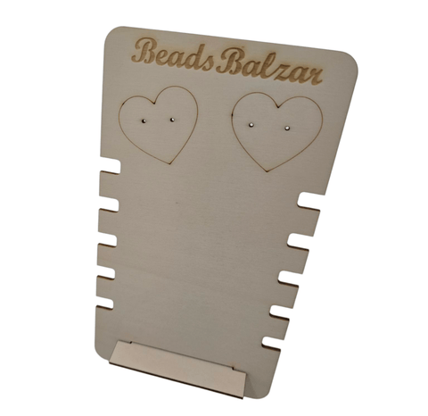 BRACELETS & EARRINGS Custom Wood Display Stands – 3mm Thick | Jewelry Holders for Bracelets or Bracelets & Earrings Custom Wood Display Stands – 3mm Thick | Jewelry Holders for Bracelets or Bracelets & Earrings