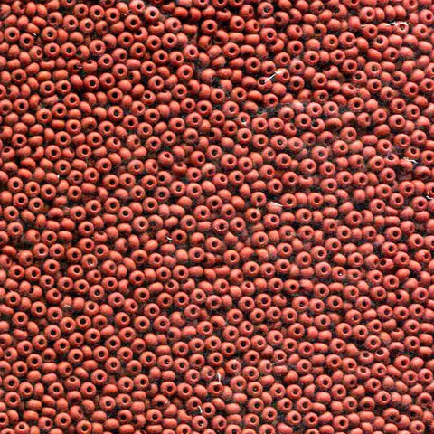 Czech Seed Beads Brown Matte 11/0 Color code 13600M Czech Seed Beads Brown Matte 11/0 Color code 13600M