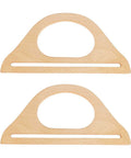D-shape Wooden Bag Handles, for Bag Replacement Accessories, 251x119mm D-shape Wooden Bag Handles, for Bag Replacement Accessories, 251x119mm