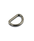 GUNMETAL D-Shaped Zinc Alloy Spring Gate Rings – 16x26mm Inner Diameter, Bag & Purse Accessories D-Shaped Zinc Alloy Spring Gate Rings – 16x26mm Inner Diameter, Bag & Purse Accessories