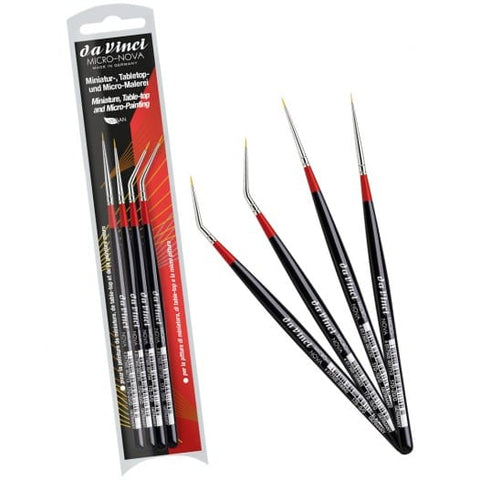 da Vinci MICRO-NOVA Detail Brush Set – 4 Pieces da Vinci MICRO-NOVA Detail Brush Set – 4 Pieces