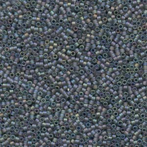 DB0863 Miyuki Delica 11/0 Grey AB Matted (10g/50g) DB0863 Miyuki Delica 11/0 Grey AB Matted (10g/50g)
