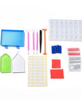 DIY Diamond Painting Tools Kit – Complete Set with Trays, Pens, Glue Clays, Storage Bag & More DIY Diamond Painting Tools Kit – Complete Set with Trays, Pens, Glue Clays, Storage Bag & More
