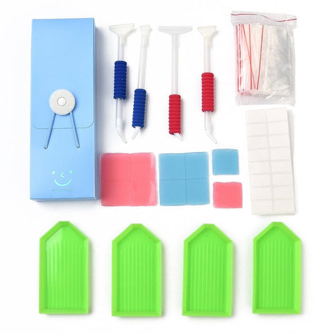 DIY Diamond Painting Tools Kit, including Plastic DIY Diamond Picture Paste Tools DIY Diamond Painting Tools Kit, including Plastic DIY Diamond Picture Paste Tools