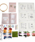 DIY Embroidery Stitch Book Kit for Beginners – Mixed Colour DIY Embroidery Stitch Book Kit for Beginners