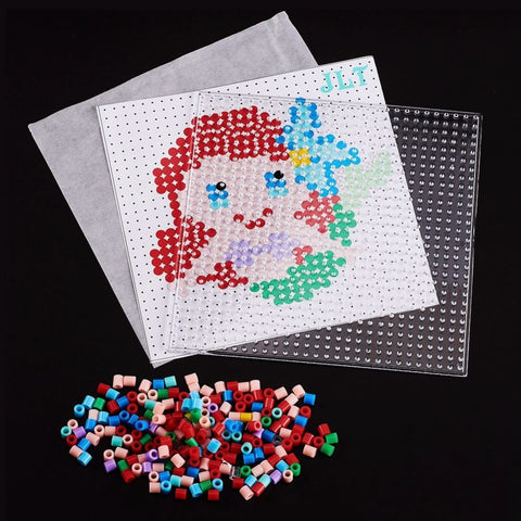 DIY Fuse Beads Kit with Pegboards, Patterns, Ironing Paper & Tweezers DIY Fuse Beads Kit with Pegboards, Patterns, Ironing Paper & Tweezers
