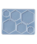 DIY Hexagon Pendant Silicone Molds for Resin Casting, White DIY Hexagon Pendant Silicone Molds for Resin Casting | Cyprus