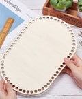 DIY Knitting & Crochet Wooden Bag Bottom Shaper – Oval Purse Base, 195x300mm DIY Knitting & Crochet Wooden Bag Bottom Shaper – Oval Purse Base, 195x300mm