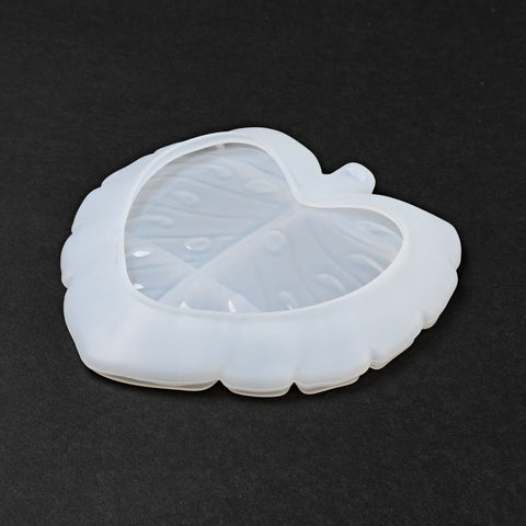 DIY Monstera Leaf Dish Tray Silicone Mold for UV Resin & Epoxy Resin – 160x154x19mm Monstera Leaf Silicone Mold for Resin Tray Making | BalzarCrafts