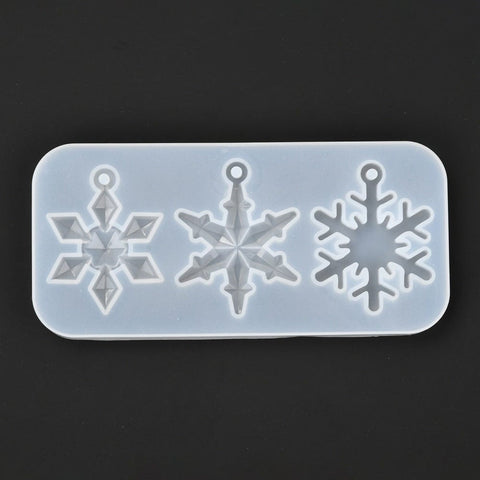 DIY Pendant Silicone Molds, Resin Casting Molds, Clay Craft Mold Tools, Snowflake DIY Pendant Silicone Molds, Resin Casting Molds, Clay Craft Mold Tools, Snowflake