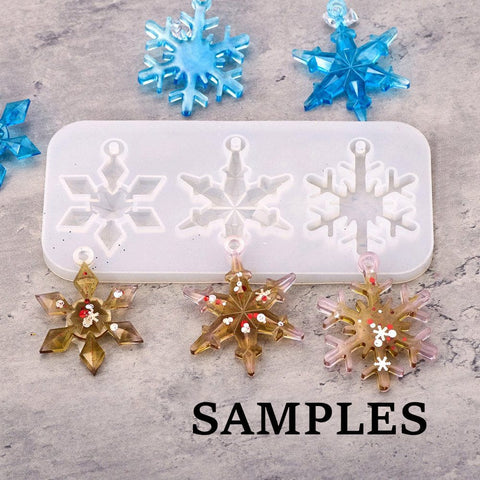 DIY Pendant Silicone Molds, Resin Casting Molds, Clay Craft Mold Tools, Snowflake DIY Pendant Silicone Molds, Resin Casting Molds, Clay Craft Mold Tools, Snowflake