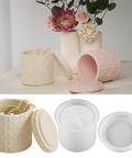 DIY Silicone Storage Box and Lid Molds for Resin Casting, White DIY Silicone Storage Box and Lid Molds for UV Resin and Epoxy Resin Casting 