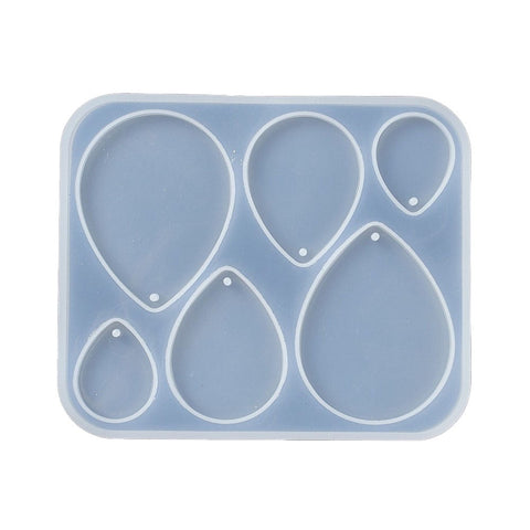 DIY Teardrop Pendant Silicone Molds for Resin Casting, White DIY Teardrop Pendant Silicone Molds for Resin Casting, White | Cyprus