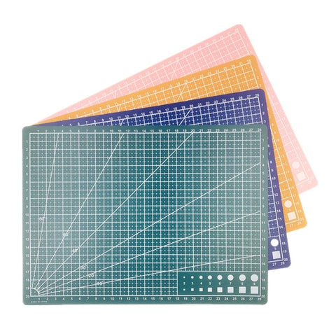 Double Sided PVC Plastic Cutting Mat Pad, Rectangle, for Ceramic & Clay Tools Double Sided PVC Plastic Cutting Mat Pad, Rectangle, for Ceramic & Clay Tools