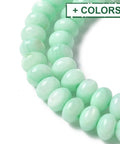 Dyed Natural Freshwater Shell Rondelle Beads Strand – 6mm, Choose Color Freshwater Shell Rondelle Beads 6mm | BalzarCrafts