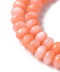 ORANGE Dyed Natural Freshwater Shell Rondelle Beads Strand – 6mm, Choose Color Freshwater Shell Rondelle Beads 6mm | BalzarCrafts