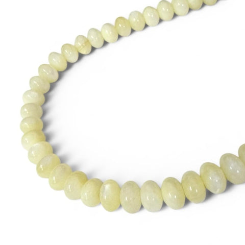YELLOW Dyed Natural Freshwater Shell Rondelle Beads Strand – 6mm, Choose Color Freshwater Shell Rondelle Beads 6mm | BalzarCrafts