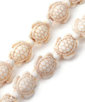 Dyed Synthetic Turquoise Beads, Sea Turtle, White Dyed Synthetic Turquoise Beads, Sea Turtle, White