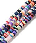 MIXED COLOR 4 Eco-Friendly Handmade Polymer Clay Heishi Beads 4x1mm Eco-Friendly Handmade Polymer Clay Heishi Beads 4x1mm