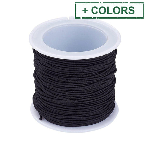 Elastic Cord, Size: about 1mm in diameter, about 22.96 yards(21m)/roll. 1mm Elastic Cord 21m Roll – Strong Stretch Beading Thread | Balzar Crafts Cyprus