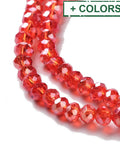 Electroplate Glass Beads , AB Color Plated, Faceted Rondelle, 3x2mm Electroplate Glass Beads , AB Color Plated, Faceted Rondelle, 3x2mm