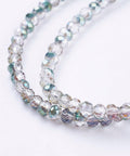 PALE GREEN HALF PLATED Electroplate Glass Faceted Rondelle Beads, 2x3mm Electroplate Glass Faceted Rondelle Beads, 2x3mm
