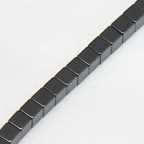 BLACK PLATED Electroplate Non-magnetic Synthetic Hematite Beads Strands, Cube, 3mm Electroplate Non-magnetic Synthetic Hematite Beads Strands, Cube, 3mm