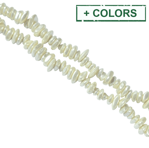 Elegant Glass Imitation Pearl Chips Glass Chips - Imitation Pearls – Elegant Beads for Jewelry & Crafts