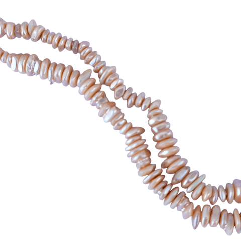 BEIGE Elegant Glass Imitation Pearl Chips Glass Chips - Imitation Pearls – Elegant Beads for Jewelry & Crafts