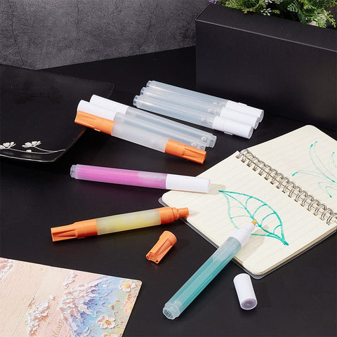 Empty Refillable Paint Markers – 12pcs Mixed Colour Blank Paint Pens Empty Refillable Paint Markers – 12pcs Mixed Colour Blank Paint Pens