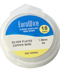 1mm / 4 meters EuroWire tarnish resistant Silver Plated Copper Wire EuroWire tarnish resistant Silver Plated Copper Wire for Jewellery & Crafts | Cyprus