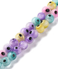 Evil Eye Lampwork Beads, Round, Colorful Evil Eye Lampwork Beads, Round, Colorful