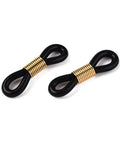 GOLD Eyeglass Holders, Glasses Rubber Loop Ends, with 304 Stainless Steel Findings Eyeglass Holders, Glasses Rubber Loop Ends, with 304 Stainless Steel Findings