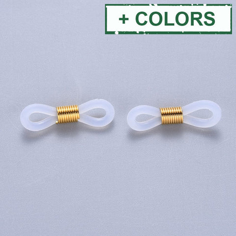 Eyeglass Holders, with 304 Stainless Steel , Golden, 20x5mm Eyeglass Holders, with 304 Stainless Steel , Golden, 20x5mm