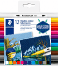 Fabric Marker Duo – 2 Tips – 12pcs Set – Dual-Tip for Creative Fabric Design Fabric Marker Duo – 2 Tips – 12pcs Set – Dual-Tip for Creative Fabric Design