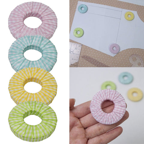Fabric Weights, Flat Round, Mixed Color, 50mm Fabric Weights, Flat Round, Mixed Color, 50mm