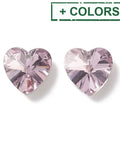 Faceted Glass Charms, Heart, Back Plated, 14x14x7.5mm Faceted Glass Charms, Heart, Back Plated, 14x14x7.5mm