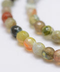 Faceted Natural Fire Agate Beads Strands, Round, Dyed, 4mm Faceted Natural Fire Agate Beads Strands, Round, Dyed, 4mm