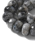 Faceted Natural Labradorite Abacus Beads, 8mm Faceted Natural Labradorite Abacus Beads Strands  Size: about 8mm in diameter, 5mm thick, hole: 1mm; about 76pcs/strand, 15.2"