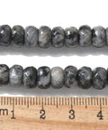 Faceted Natural Labradorite Abacus Beads, 8mm Faceted Natural Labradorite Abacus Beads Strands  Size: about 8mm in diameter, 5mm thick, hole: 1mm; about 76pcs/strand, 15.2"