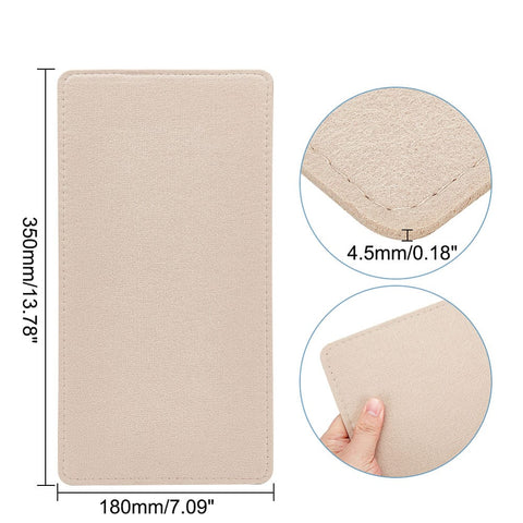 CAMEL Felt Bag Bottom Insert – Rectangle Cushion Pad for Handbags, DIY Tote Purse Support, Yellow, 35×18×0.45 cm Felt Bag Bottom Insert – Rectangle Cushion Pad for Handbags, DIY Tote Purse Support, Yellow, 35×18×0.45 cm